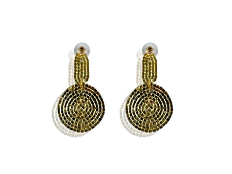 Off Park® Collection, Gold-Tone Red Crystal Circle Drop Earrings.