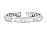 Judith Ripka "Cairo" 1.75ctw Bella Luce® Rhodium Over Sterling Silver Pyramid Cuff Bracelet