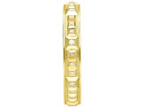 Judith Ripka Cairo 1.75ctw Bella Luce® Diamond Simulant 14K Yellow Gold Clad Pyramid Cuff Bracelet