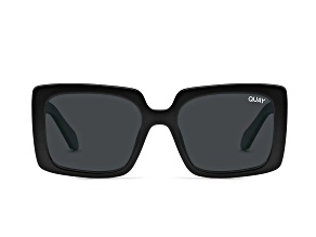Quay Total Vibe Black Square Frame / Smoke Lenses Sunglasses