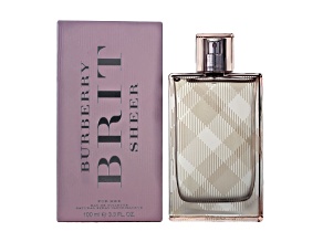 Brit Sheer Eau De Toilette Spray For Women By Burberry - 3.38 oz (100 ml)