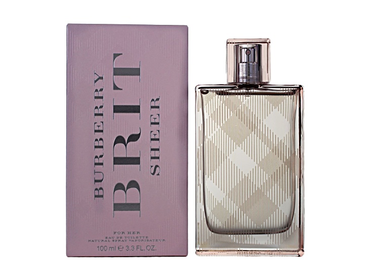 Brit Sheer Eau De Toilette Spray For Women By Burberry - 3.38 oz (100 ml)