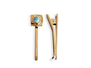 Altaché Trendsetter Combo Eyewear Clip/Turquoise "Squared" Eyewear Charm