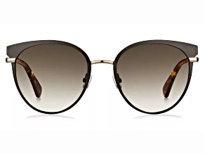 Kate Spade Janalee Brown Havana Round Frame / Brown Lenses Sunglasses