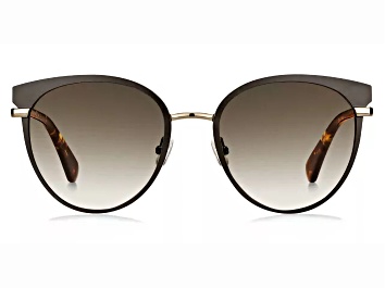 Picture of Kate Spade Janalee Brown Havana Round Frame / Brown Lenses Sunglasses
