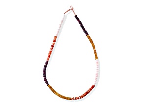 Silver Treasures by Samuel B. Conch Shell, Mother-of Pearl, Spiney Oyster Beaded Necklace