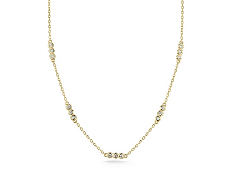 Rachel Zoe 14K Yellow Gold Over Sterling Silver Cubic Zirconia