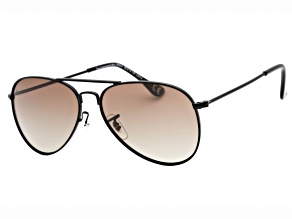 Prive Revaux Commando Mini Caviar Black Aviator Frame / Beige Lenses Sunglasses