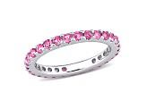 Pink Tourmaline 10K White Gold Ring 0.87ctw