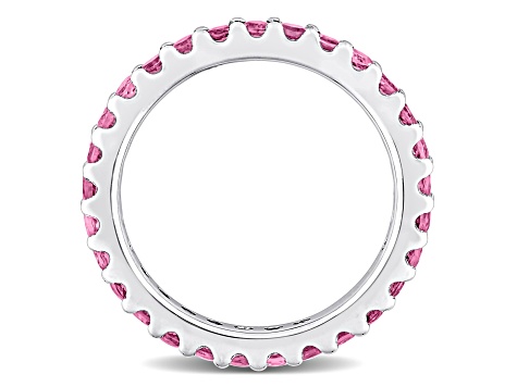 Pink Tourmaline 10K White Gold Ring 0.87ctw