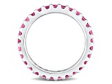 Pink Tourmaline 10K White Gold Ring 0.87ctw