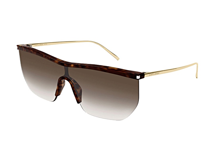 Saint Laurent Havana Brown Frame / Brown Lenses Sunglasses