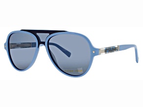 Elton John JOURNEY 1 Blue Aviator Frame / Blue Lenses Sunglasses