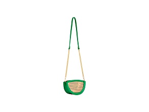 Lyra Crescent Cross-Body/Wristlet,Green