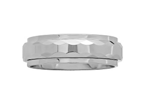 Tungsten Comfort™ Tungsten High Polish Hammered Band