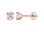 Morganite 14K Pink Gold Earrings 0.96ctw
