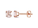 Morganite 14K Pink Gold Earrings 0.96ctw
