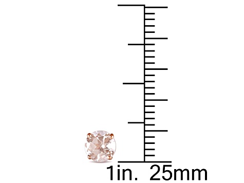 Morganite 14K Pink Gold Earrings 0.96ctw