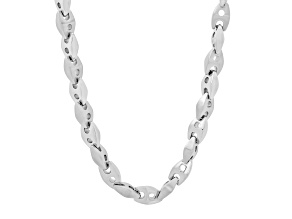 Stainless Steel 3.5MM Mariner Link Chain Necklace