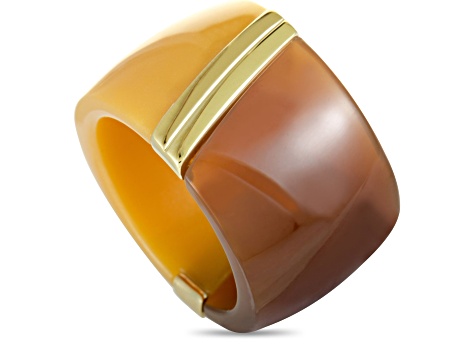 Calvin Klein Vision Gold Tone Stainless Steel Ring