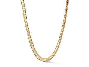 Rachel Zoe 14K Gold Over Brass 6mm Snake Chain Necklace