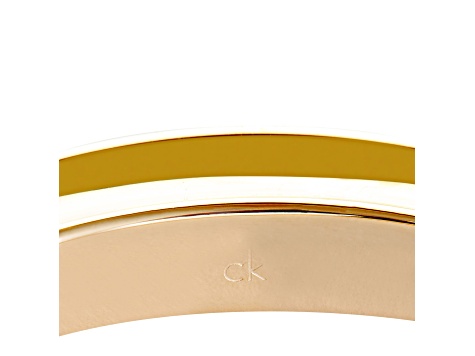 Calvin Klein Island Gold Tone Stainless Steel Bracelet