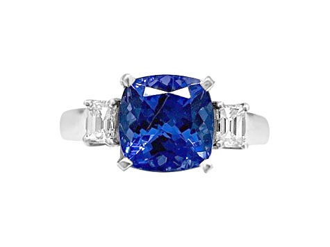 14K White Gold Tanzanite and Diamond Ring, 2.74ctw