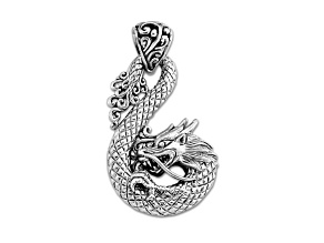 Silver Treasures by Samuel B. Sterling Silver Dragon Pendant