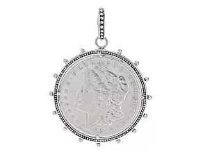 Silver Treasures By Samuel B. Vintage Morgan Dollar Sterling Silver Enhancer