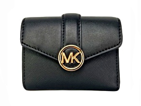 Michael Kors Carmen Medium Bifold Wallet in Black