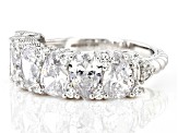 Judith Ripka 8.40ctw Bella Luce® Diamond Simulant Rhodium Over Sterling Silver Statement Band Ring