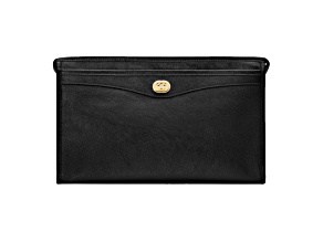 Gucci Morpheus Black Fluffy Calf Leather Cosmetic Pouch Bag