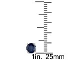 Sapphire 10K White Gold Earrings 1.10ctw