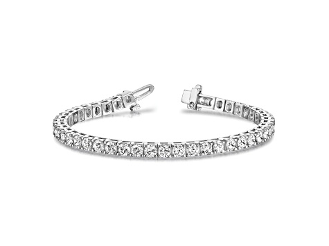 14K White Gold Lab Grown Diamond VS/SI GH, Tennis Bracelet