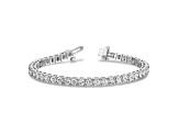 14K White Gold Lab Grown Diamond VS/SI GH, Tennis Bracelet