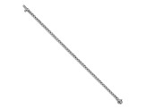 Rhodium Over 14k White Gold Diamond Tennis Bracelet