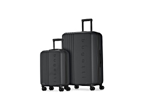 Bugatti The Classic 2 Piece Expandable Lugagge Set in Black