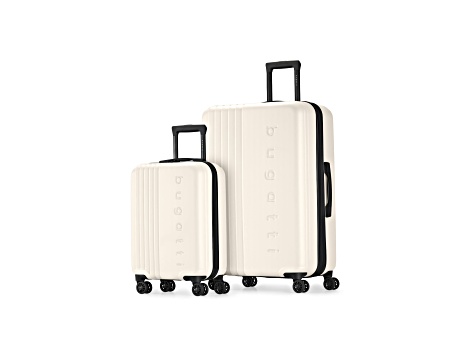 Bugatti The Classic 2 Piece Expandable Lugagge Set in Egret