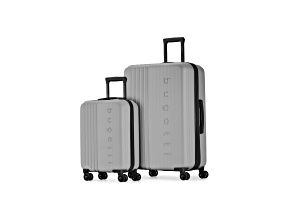 Bugatti The Classic 2 Piece Expandable Lugagge Set in Grey