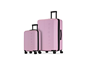 Picture of Bugatti The Classic 2 Piece Expandable Lugagge Set in Pink