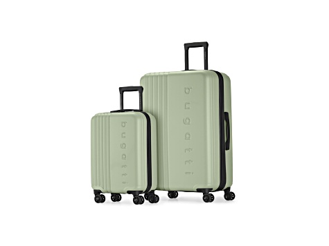 Bugatti The Classic 2 Piece Expandable Lugagge Set in Sage Green
