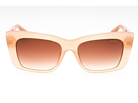 Guess Shiny Beige Frame / Gradient Brown Lenses Sunglasses