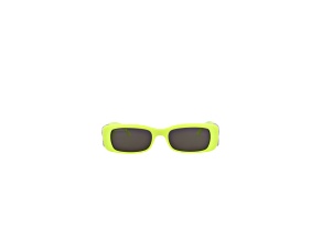 Balenciaga Square Full-Frame Yellow Acetate Sunglasses
