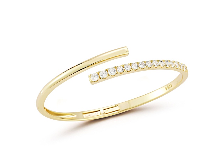 Rachel Zoe 14K Yellow Gold Over Sterling Silver Cubic Zirconia