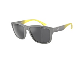 Armani Exchange Men's 59mm Matte Gray Sunglasses