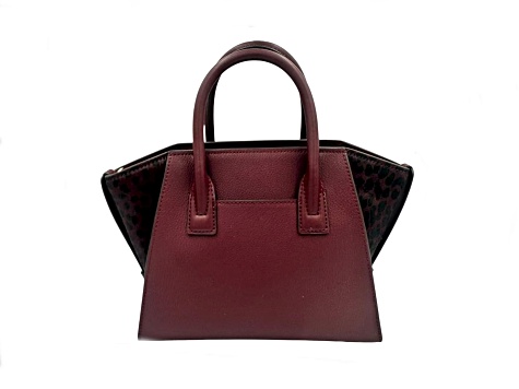 Michael Kors Avril Small Leather Top Zip Crossbody Satchel Handbag