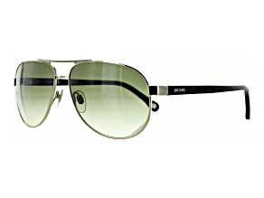 Jack Spade Men's Gold Tone Aviator Frame / Green Lenses Sunglasses