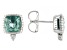 Judith Ripka 2.80ctw Green Fluorite and Bella Luce® Rhodium Over Sterling Silver Stud Earrings