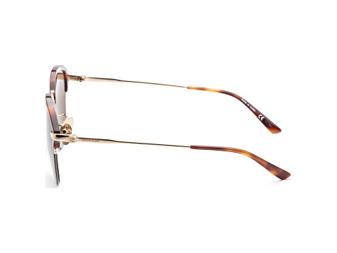 Calvin Klein Unisex Platinum Label 56mm Havana Gold Sunglasses | CK18717SK-240