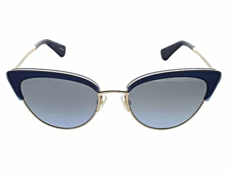 Kate Spade Jahnam Navy Cat Eye Frame / Dark Gray Gradient Lenses Sunglasses